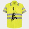 Men's High Visibility Safety Short Sleeve Work Shirt Thumbnail