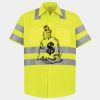 Men's High Visibility Safety Short Sleeve Work Shirt Thumbnail