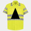 Men's High Visibility Safety Short Sleeve Work Shirt Thumbnail
