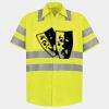 Men's High Visibility Safety Short Sleeve Work Shirt Thumbnail