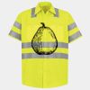 Men's High Visibility Safety Short Sleeve Work Shirt Thumbnail