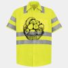 Men's High Visibility Safety Short Sleeve Work Shirt Thumbnail