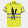Men's High Visibility Safety Short Sleeve Work Shirt Thumbnail