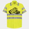 Men's High Visibility Safety Short Sleeve Work Shirt Thumbnail