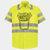 Men's High Visibility Safety Short Sleeve Work Shirt Thumbnail