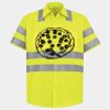 Men's High Visibility Safety Short Sleeve Work Shirt Thumbnail