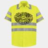 Men's High Visibility Safety Short Sleeve Work Shirt Thumbnail
