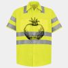 Men's High Visibility Safety Short Sleeve Work Shirt Thumbnail