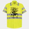 Men's High Visibility Safety Short Sleeve Work Shirt Thumbnail