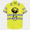 Men's High Visibility Safety Short Sleeve Work Shirt Thumbnail