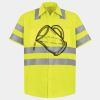 Men's High Visibility Safety Short Sleeve Work Shirt Thumbnail