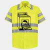 Men's High Visibility Safety Short Sleeve Work Shirt Thumbnail