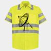 Men's High Visibility Safety Short Sleeve Work Shirt Thumbnail