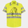 Men's High Visibility Safety Short Sleeve Work Shirt Thumbnail