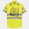 Men's High Visibility Safety Short Sleeve Work Shirt Thumbnail