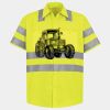 Men's High Visibility Safety Short Sleeve Work Shirt Thumbnail