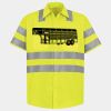 Men's High Visibility Safety Short Sleeve Work Shirt Thumbnail