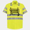 Men's High Visibility Safety Short Sleeve Work Shirt Thumbnail