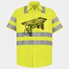 Men's High Visibility Safety Short Sleeve Work Shirt Thumbnail