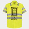 Men's High Visibility Safety Short Sleeve Work Shirt Thumbnail