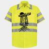Men's High Visibility Safety Short Sleeve Work Shirt Thumbnail