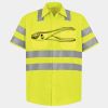 Men's High Visibility Safety Short Sleeve Work Shirt Thumbnail