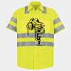 Men's High Visibility Safety Short Sleeve Work Shirt Thumbnail