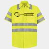 Men's High Visibility Safety Short Sleeve Work Shirt Thumbnail