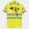 Men's High Visibility Safety Short Sleeve Work Shirt Thumbnail
