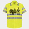 Men's High Visibility Safety Short Sleeve Work Shirt Thumbnail