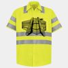 Men's High Visibility Safety Short Sleeve Work Shirt Thumbnail