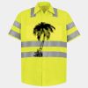 Men's High Visibility Safety Short Sleeve Work Shirt Thumbnail