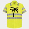 Men's High Visibility Safety Short Sleeve Work Shirt Thumbnail