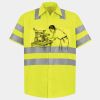 Men's High Visibility Safety Short Sleeve Work Shirt Thumbnail