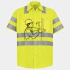 Men's High Visibility Safety Short Sleeve Work Shirt Thumbnail