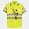Men's High Visibility Safety Short Sleeve Work Shirt Thumbnail