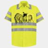 Men's High Visibility Safety Short Sleeve Work Shirt Thumbnail