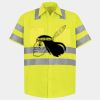 Men's High Visibility Safety Short Sleeve Work Shirt Thumbnail