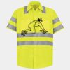 Men's High Visibility Safety Short Sleeve Work Shirt Thumbnail