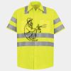 Men's High Visibility Safety Short Sleeve Work Shirt Thumbnail