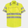 Men's High Visibility Safety Short Sleeve Work Shirt Thumbnail