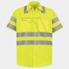 Men's High Visibility Safety Short Sleeve Work Shirt Thumbnail