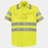 Men's High Visibility Safety Short Sleeve Work Shirt Thumbnail