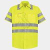 Men's High Visibility Safety Short Sleeve Work Shirt Thumbnail