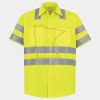 Men's High Visibility Safety Short Sleeve Work Shirt Thumbnail