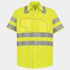Men's High Visibility Safety Short Sleeve Work Shirt Thumbnail