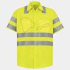 Men's High Visibility Safety Short Sleeve Work Shirt Thumbnail