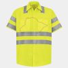 Men's High Visibility Safety Short Sleeve Work Shirt Thumbnail