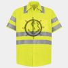 Men's High Visibility Safety Short Sleeve Work Shirt Thumbnail