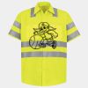 Men's High Visibility Safety Short Sleeve Work Shirt Thumbnail